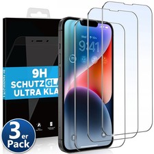 3x Echt Glas für iPhone 16 15
